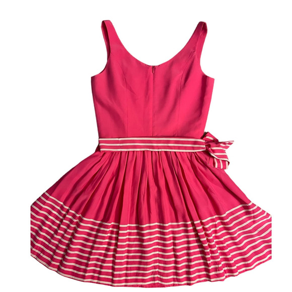 Amanda Uprichard Pink Striped Dress - Picture 5 of 12